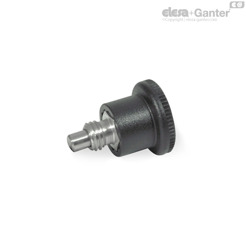 GN 822.7 Paslanmaz çelik-Mini indeksleme pistonları Mini